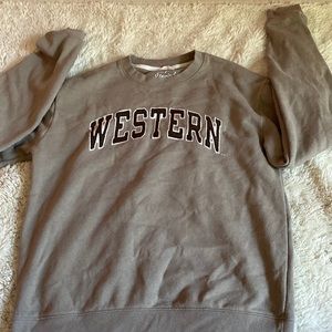 Western crewneck